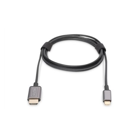 Digitus Video adapter cable | 19 pin HDMI Type A | Male | 24 pin USB-C | Male | Black | 1.8 m - 2